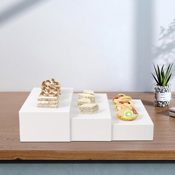 Juego de estantes para repostería de 3 piezas Macarena soporte para pastel para Perfumes Cate
