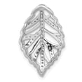 thumbnail image 3 of Finest Gold 14K White Gold 0.6 CTW Diamond Leaf Chain Slide Pendant, 3 of 4