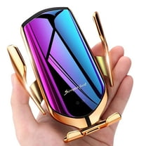 Giunmcul Holiday Saving Wireless Automatic Clamping Smart Sensor Car Phone Fast Charger Mount 10W Wireless Charger