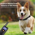 thumbnail image 4 of Collar antiladridos recargable con control remoto y 3 modos de entrenamiento — Collar de adiestramiento impermeable para perros grandes, medianos y pequeños, con sonido, vibración, 4 of 7