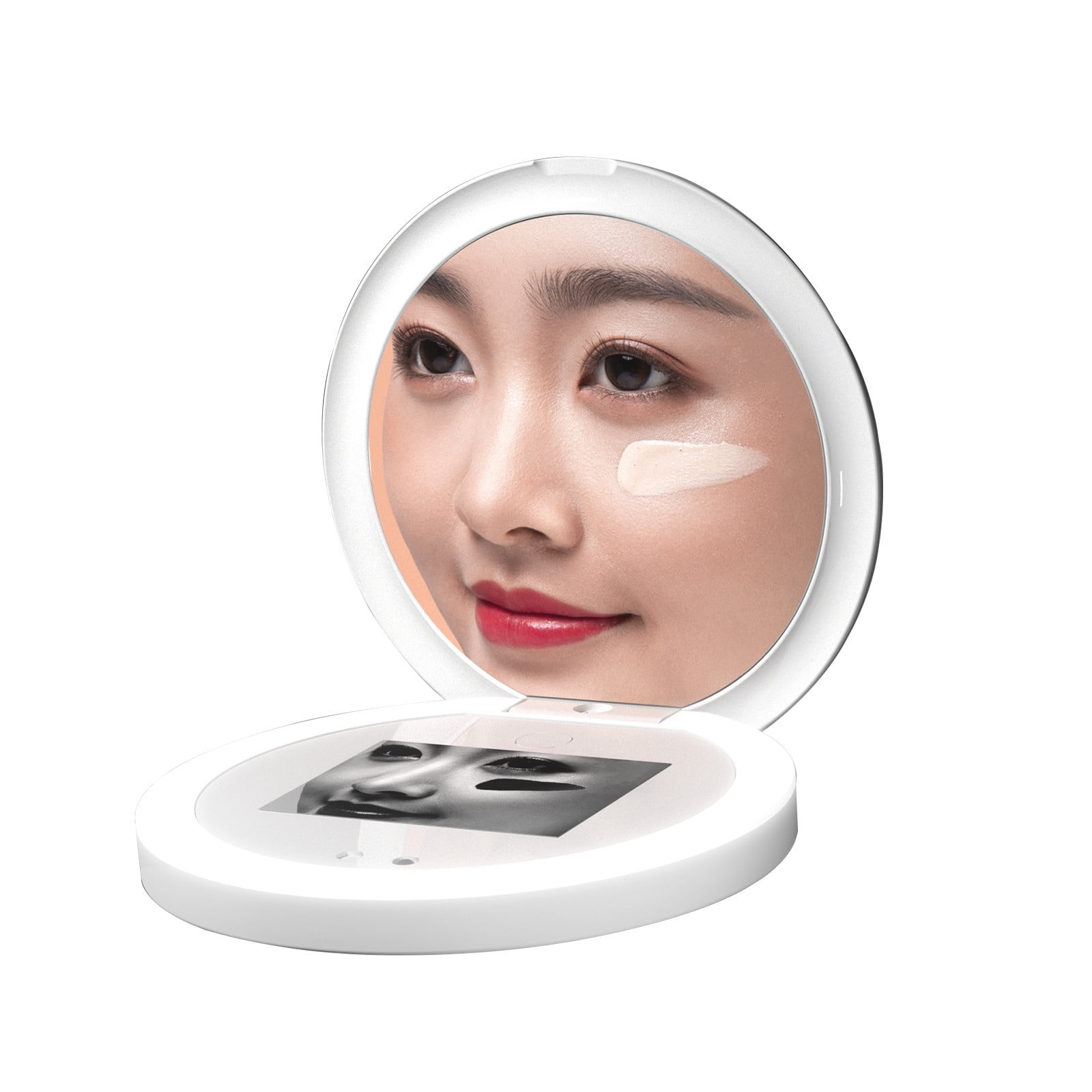 Vntub Makeup Set Travel Compact Mirror With UvCamera For Sunscreen