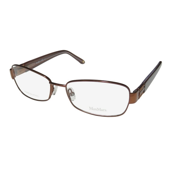 Max Mara 1128 Eyeglasses (0A1O) Brown, 54 mm