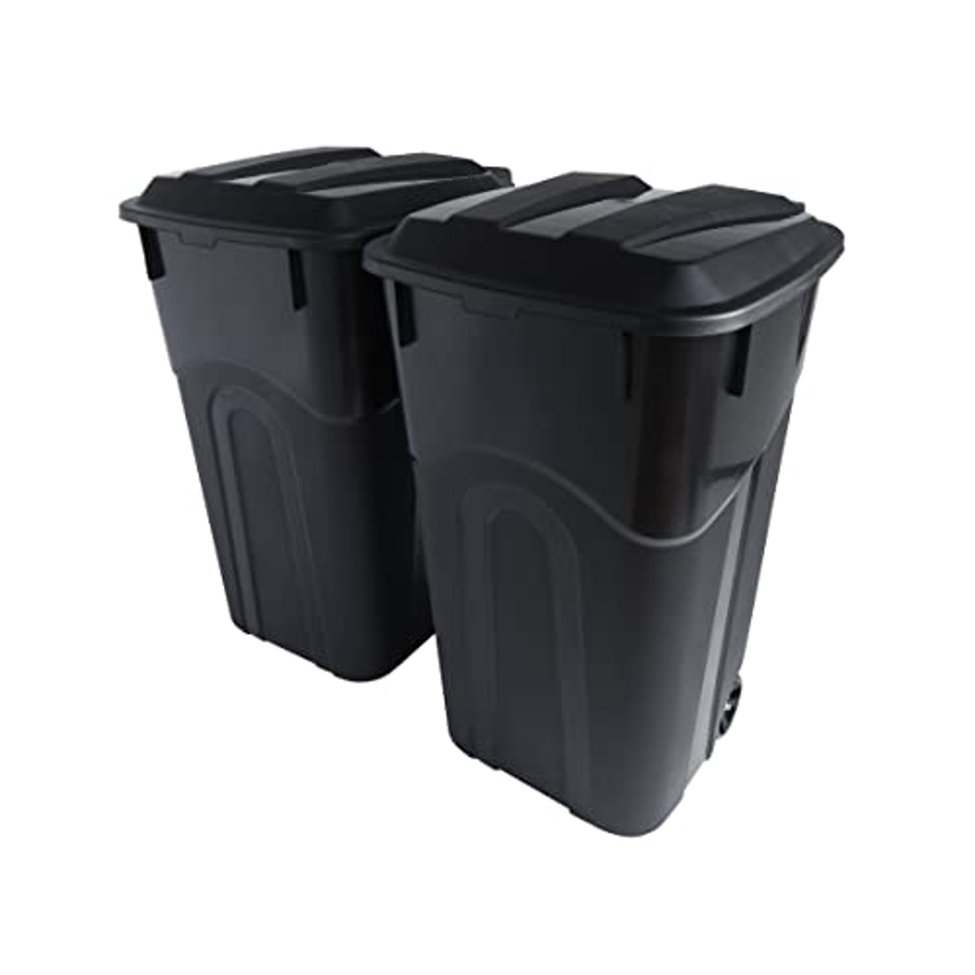 United Solutions 32 Gallon Wheeled Outdoor Garbage Can with