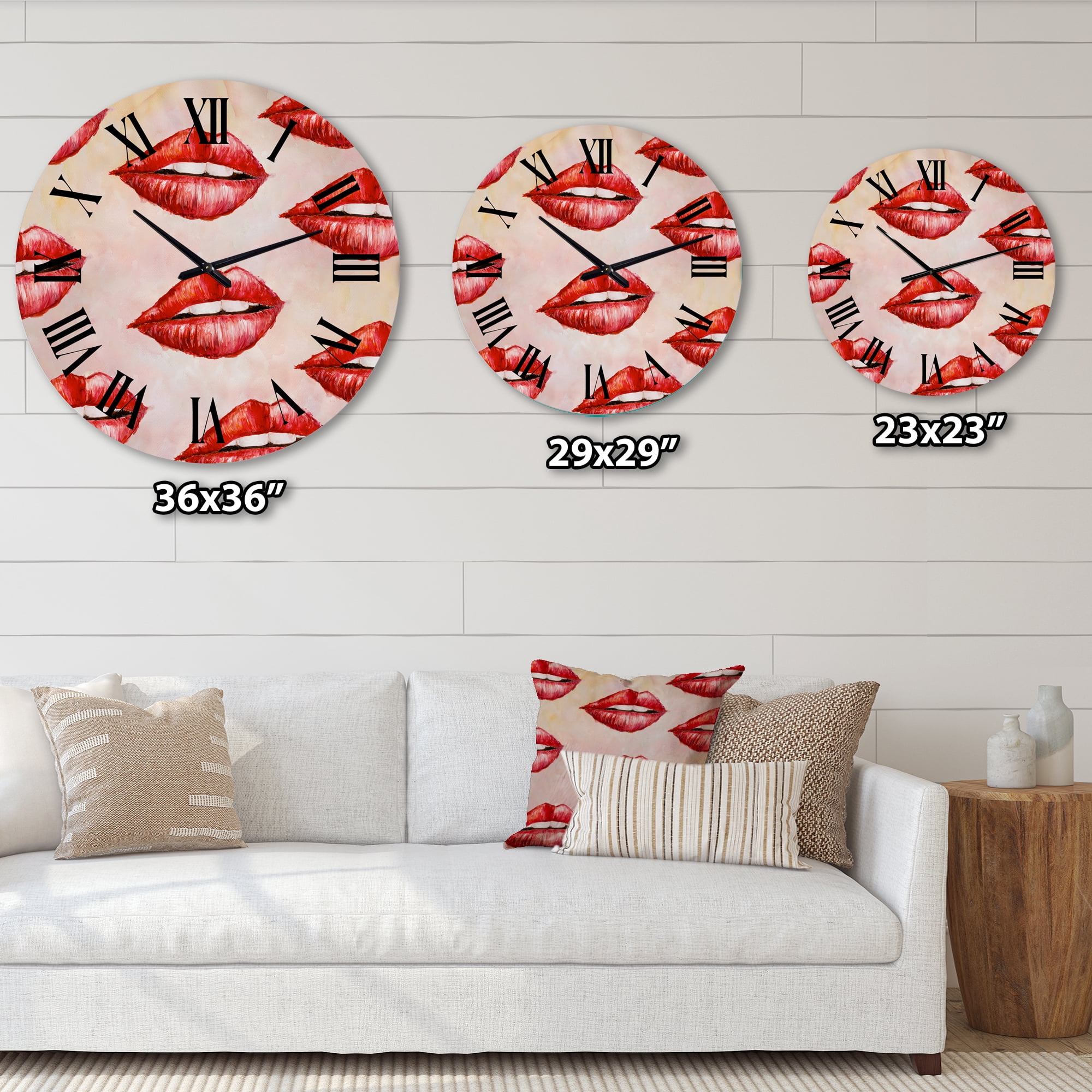 Designart 1 in Quartz Modern/Contemporary Wall Clock