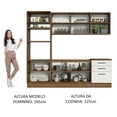 thumbnail image 5 of Cocina Integral 250cm Marrón/Blanco Agata Madesa, 5 of 5