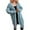 Blue, variant on Women's Oversized Open Front Long Cardigan Sweaters Cable Knit Long Sleeve Duster Cardigans Outwear Coats