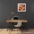 thumbnail image 3 of Vassileva, Silvia 15x15 White Modern Wood Framed Museum Art Print Titled - Rainbow Dahlias Crop III, 3 of 4