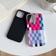 thumbnail image 5 of Branple Compatible Con Iphone 13 Pro Max Funda Linda Y Colorida A Cuadros Con Tpu Suave Y Delgada A Prueba De Golpes Y Fundas Protectoras De Pc Duras Para Mujeres/Hombres Diseñadas Para Iphone 13 Pro, 5 of 5