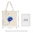 thumbnail image 3 of Futuristic Tote Bag with Glowing Blue Brain Design Surrounded by Colorful Dots & Lines - Perfect for Shopping Travel & Parties, 3 of 4
