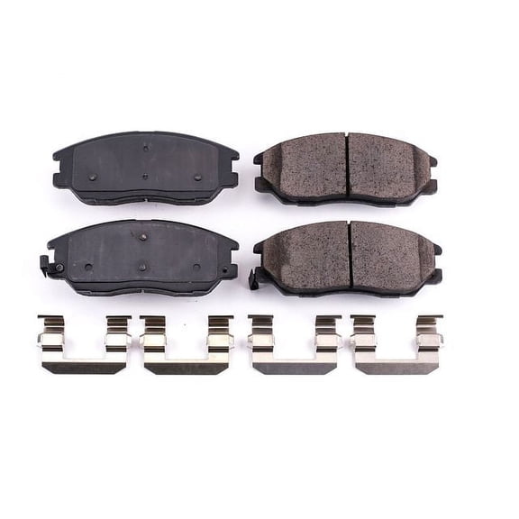 Power Stop Front Z17 Evolution Ceramic Brake Pads with Hardware 17-1013