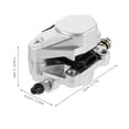 thumbnail image 2 of HEATSHAKING Heavy Duty Metal Brake Caliper for Atv Rear Disc Brakes High Performance and Safety, 2 of 6