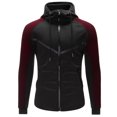 thumbnail image 3 of Bxsruta Mens Full Zip Hoodie Athletic Jacket Long Sleeve Workout Sweatshirt Activewear, 3 of 6