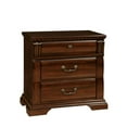 thumbnail image 1 of Bowery Hill 3 Drawer Nightstand in Cherry, 1 of 2