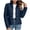 Navy, variant on BXJX Womens Puffer Jackets, Stand up Collar Long Sleeve Lightweight Full Zip Winter Outerwear with Pockets Wine Size S-2XL