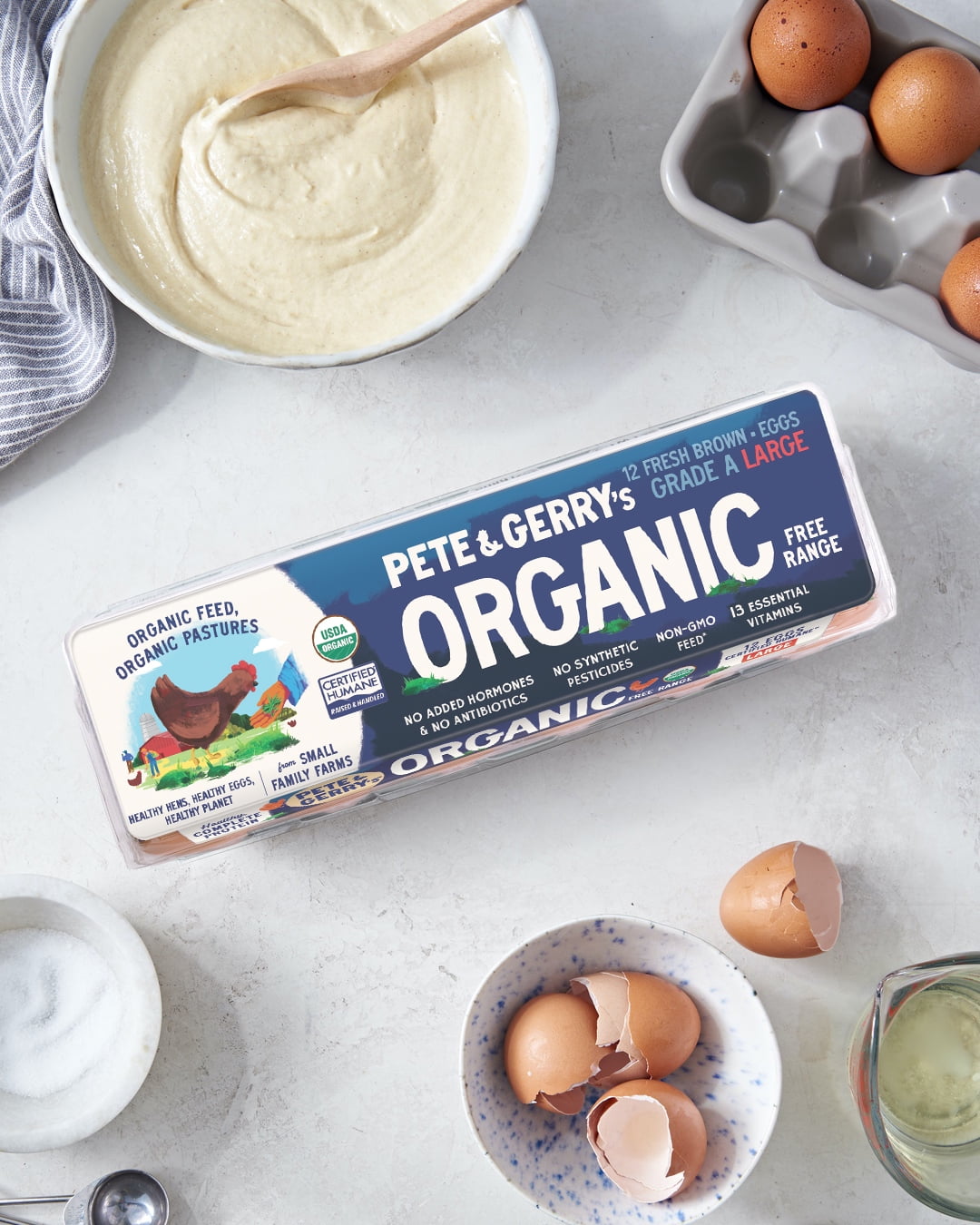 Pete & Gerry's Organic Eggs Large 12 Ct