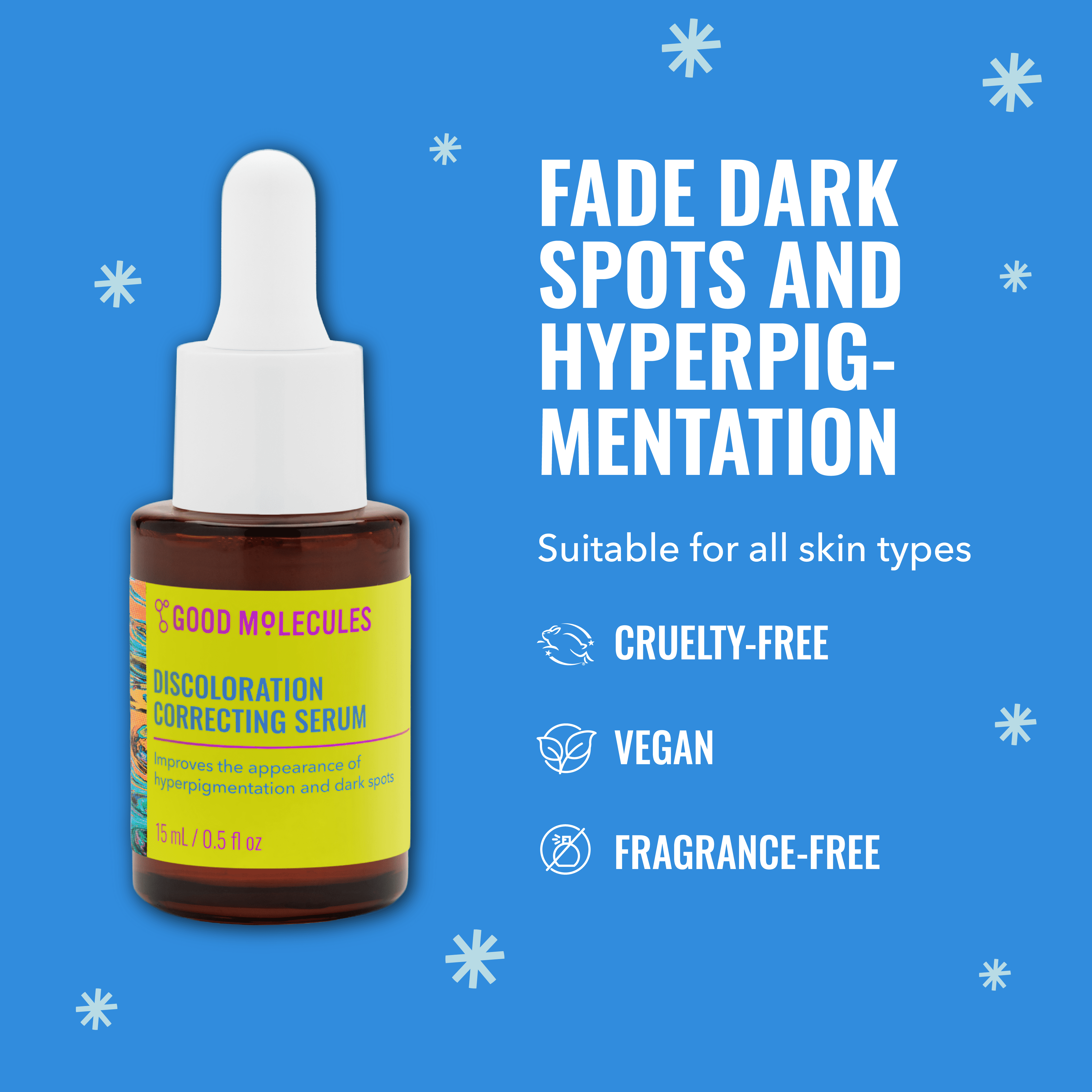 Good Molecules Snow Glow Minis 4-Piece Holiday Gift Set for Hydration and Brightening