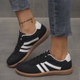 thumbnail image 5 of Dakaela Women's Retro Fashion Sneakers Classic Leopard Casual Running Walking Shoes Memory Foam Non Slip Gym Workout Trainers Black Size 5.5, 5 of 9