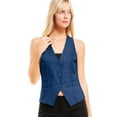 thumbnail image 5 of MixMatchy Women's Economy Dressy 3 Button Versatile Racerback Tuxedo Suit Vest Waistcoat, 5 of 5