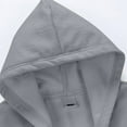 thumbnail image 3 of Zip Up Hoodies for Men Winter Fall Fashion Fleece Sweatshirts Long Sleeve Solid Color Hoodie Hooded Sweatshirt Full Zipper Drawstraing Jacket Sports Outdoor Coats Outerwear with Pocket, 3 of 7