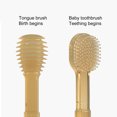 thumbnail image 6 of Baby Toothbrush, Infant to Toddler Toothbrush, Kids First Toothbrush Set(1 Toothbrush + 1 Tongue Brush), Soft Silicone Massaging Toothbrush for Sensitive Gums, with Storage Case, 6 of 8