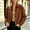 Coffee, variant on LEKWK Women Suede Jackets Trendy Long Sleeve Button Front Lapel Collar Fashion Short Faux Suede Shacket Coat with Pockets Work Vacation Outddoors Boomer Jacket