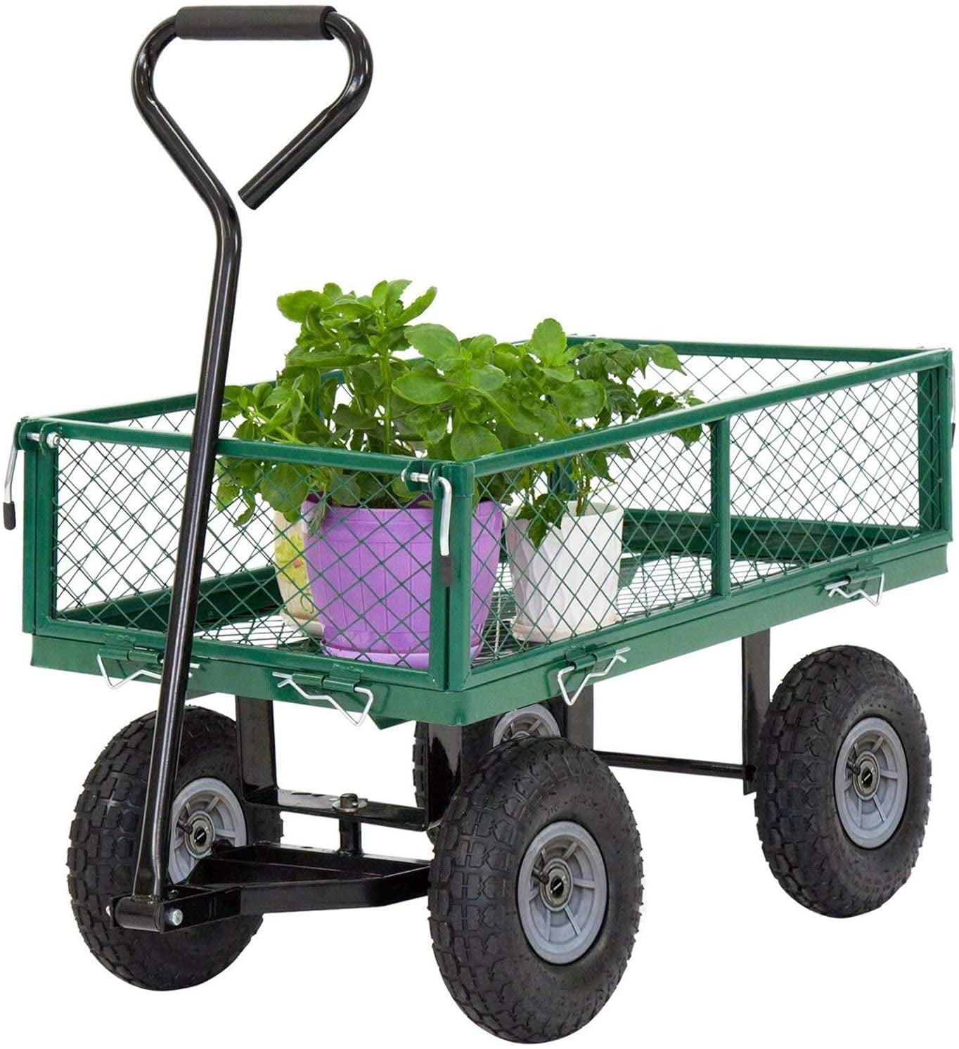 garden-carts-yard-dump-wagon-cart-lawn-utility-cart-outdoor-steel-heavy