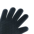 thumbnail image 3 of JML silicone bbq gloves set of 2,no-slip,heat resistant cooking gloves oven mitts for grilling - directly manage hot food black, 3 of 4