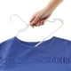 thumbnail image 3 of Colgador de ropa de plástico Whitmor White, paquete de 10, 3 of 3