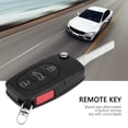 thumbnail image 3 of 4D0837231E, ID48 Chip Antiwear Uncut Cars Smart Key Plastic Remote Key 4 Button  For Repair Replacement For RS6 S6 S8, 3 of 8