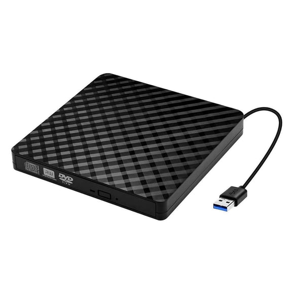 External CD Drive, Werleo Portable Slim USB 3.0 DVD CD Player Burner RW Writer, Copier, Reader for Laptop, Notebook, Desktop, Mac, Support Windows 7/ 8 / 10 / XP / Mac OS