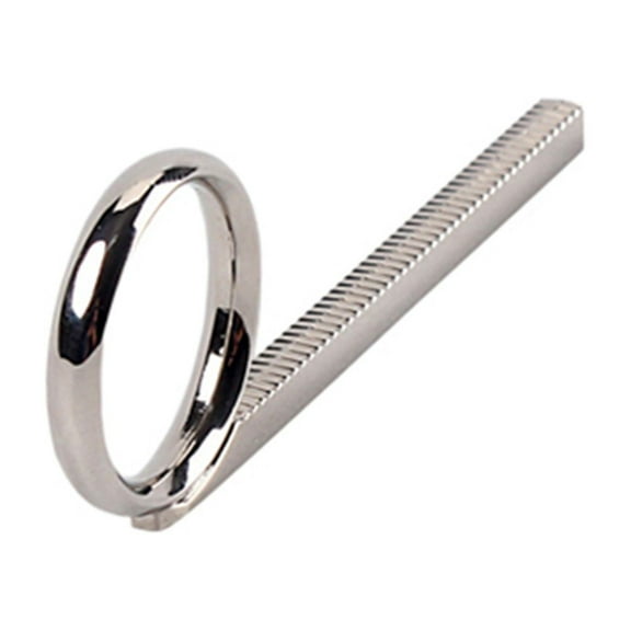 Metal Trumpet Slide Finger Ring Pull Ring Trumpet Cornet Accessory Replacement CB21 (Silver)