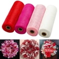 thumbnail image 1 of 4 Rolls Easter Metallic Mesh Ribbon, Deco Poly Mesh 10 inch x 30 feet(10Yard) Each Roll,Easter Ribbon for Wreath Swags, 1 of 7