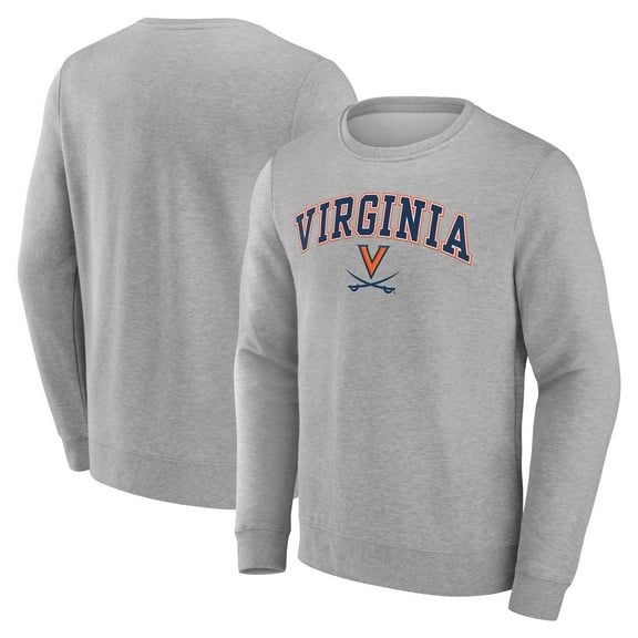 Men's Gray Virginia Cavaliers Campus Sweatshirt