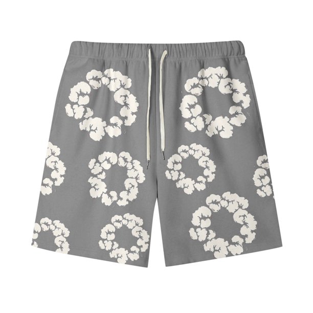 WILLBEST Pantalones Cortos Deportivos para Hombre, Pantalones Cortos de Verano con Estampado Dt para Hombre, Pantalones Cortos con Bolsillo y Lazo Totalmente Estampados para Resort