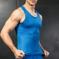 thumbnail image 5 of pstuiky Camisetas sin mangas para hombre, Camiseta deportiva ajustada sin mangas de color liso para hombre. Chaleco para hombre l, 5 of 5