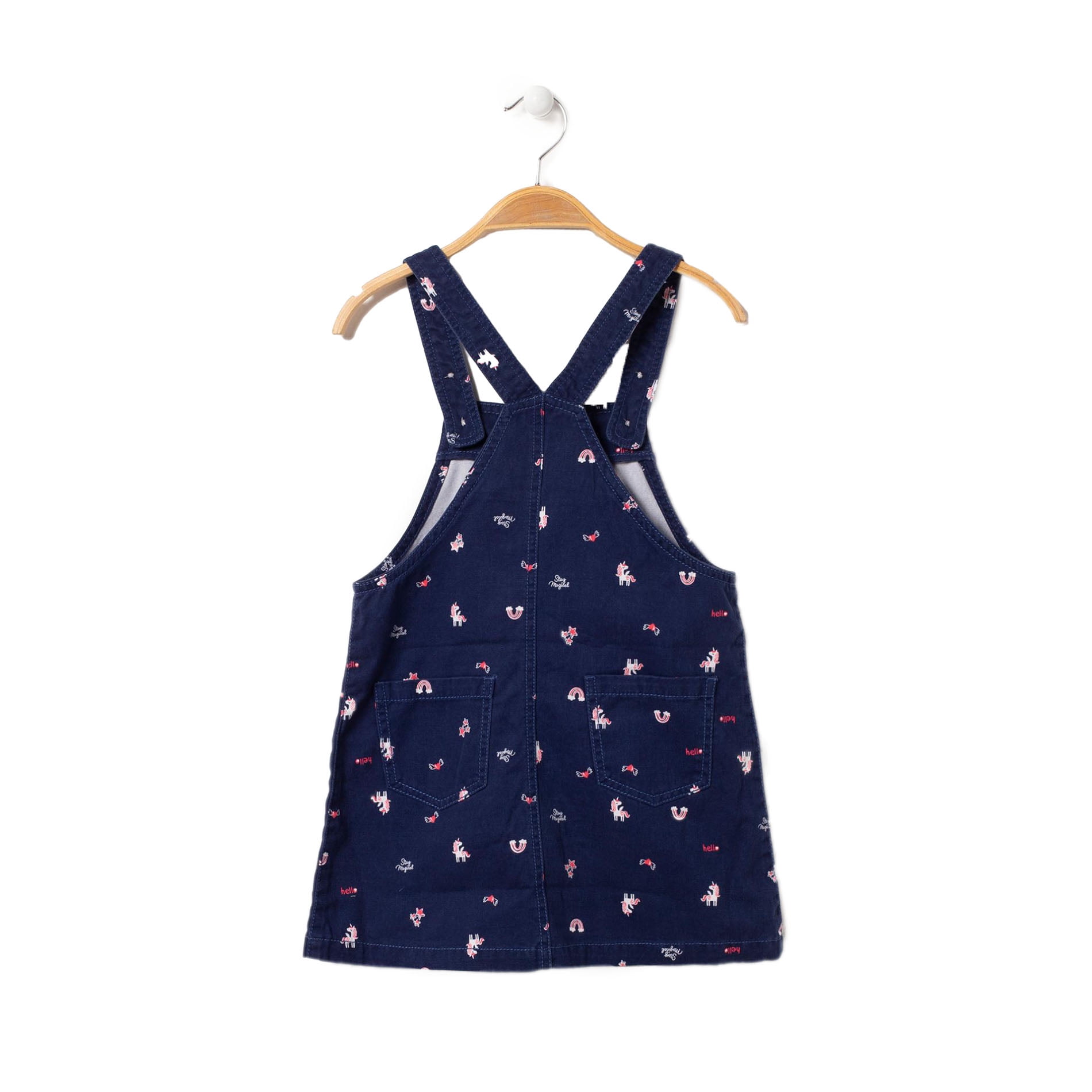unicorn pinafore dress
