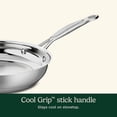 thumbnail image 3 of 722-20 8-Inch Chef's-Classic-Stainless-Cookware-Collection,8",Open Skillet,(Pack of 4), 3 of 5