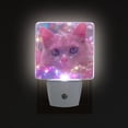 thumbnail image 3 of Cat with Light Night Light 2 Pack LED Nightlight Plug into Wall Dusk to Dawn Sensor Soft White, 3 of 7
