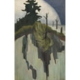 thumbnail image 3 of Jean Goulden 13x18 Black Modern Framed Museum Art Print Titled - Symbolist Landscape (1928), 3 of 5