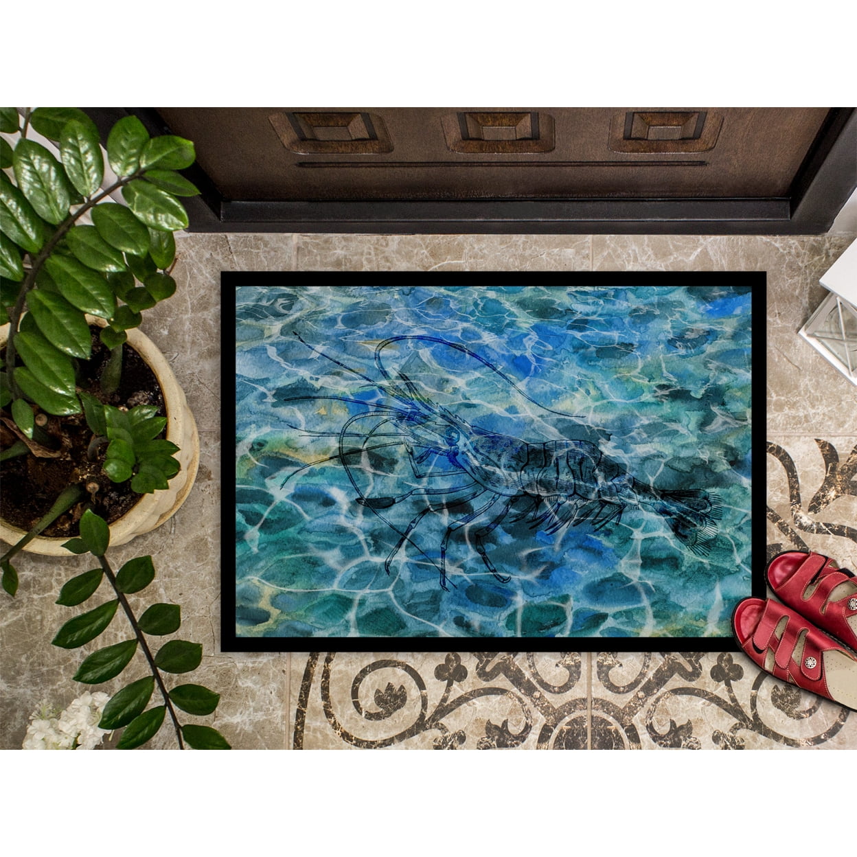 Shrimp Under water Doormat 24x36