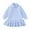 Blue, variant on YUELONGHU Girls Fashion Dresses Toddler Girl Dresses 4T Back to School Spring/Summer Girls Blue Pleated Lace Dress in Children's Casual Style Lapel Shirt Dress 12-18 Months