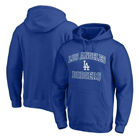 Men's Royal Los Angeles Dodgers Heart & Soul Pullover Hoodie