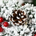 thumbnail image 6 of Jlong 12 Inch Christmas Wreath Berry Pine Wreath Artificial Pine Cone Wreath Holiday Party Garland Ornaments, Indoor Outdoor Home Decor, 6 of 6