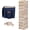 Stacking to Over 3.2 FT, variant on Fugocen Wooden Blocks Stacker Game, 60 Pieces, Large Tower Stacking Game, Over 3.2 Feet