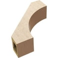 thumbnail image 6 of Ekena Millwork 5"W x 16"D x 16"H Westlake Rough Cedar Woodgrain TimberThane Knee Brace, Primed, 6 of 6