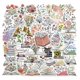 thumbnail image 1 of 33 Styles Stickers 50PCS/Pack Decals Sticker For DIY Car Laptop PC Guitar Notebook Luggage Skateboard Cartoon Vsco Girls Sticker Gao Jinjia LED, 1 of 2