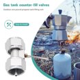 Zhuitw Copper Gas Refilling Connector Gas Tank Refueling Adapter