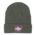 thumbnail image 5 of Arkansas State Flag Map Embroidered Long Beanie - Dk Grey OSFM, 5 of 5