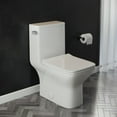 thumbnail image 5 of Carre One-Piece Square Toilet Left Side Flush Handle Toilet 1.28 gpf, 5 of 12