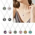 thumbnail image 3 of Necvior Scented Locket Necklace With Replaceable Pads Stainless Steel Neck Jewelry, 3 of 20